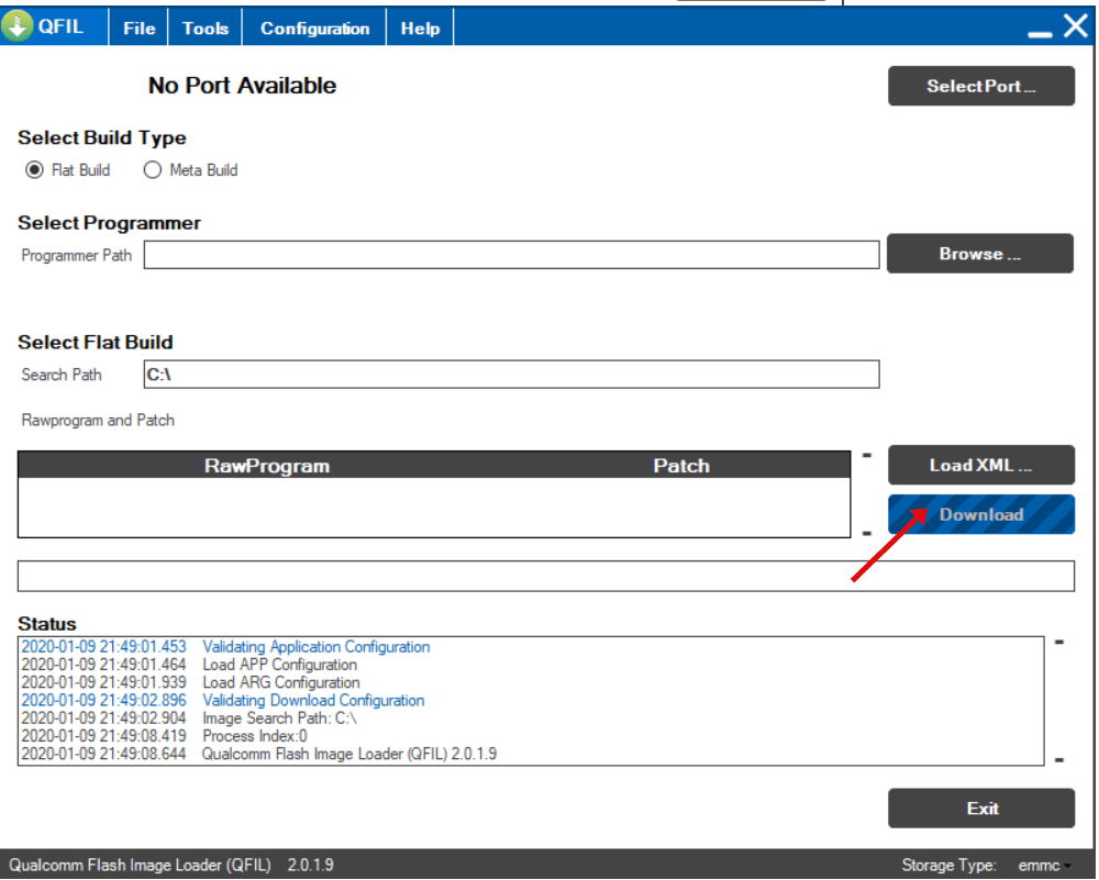 qfil flash tool