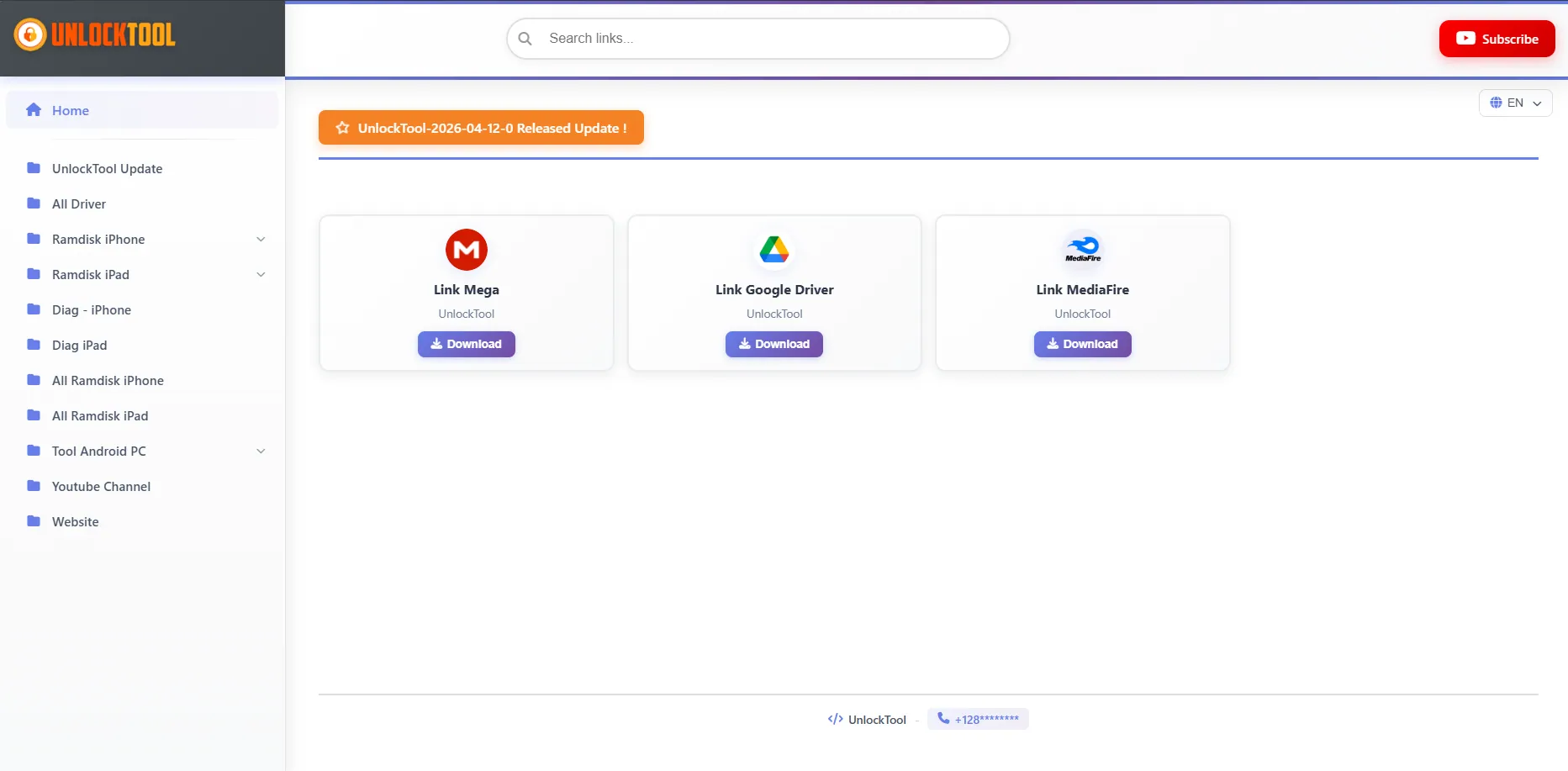 UnlockTool download page